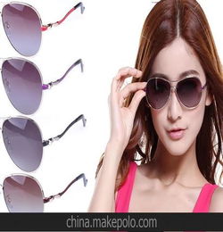 厂家直销新款正品时尚女士渐变偏光太阳眼镜防紫外线眼镜批发A060