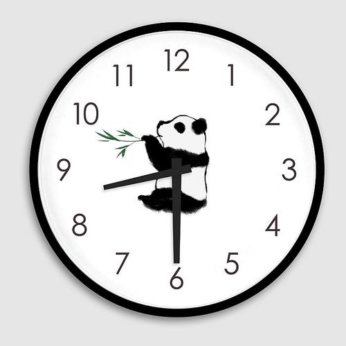 时钟表盘图案设计——熊猫系列|平面|其他平面|石家小